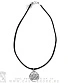 чокер цветок лотоса (текстиль)