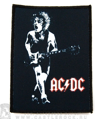 нашивка ac/dc angus young (ч/б)