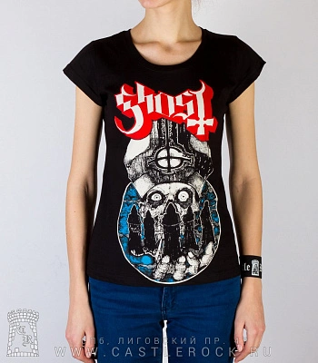 женская футболка ghost (культисты)