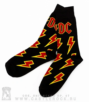 носки ac/dc (молнии)