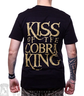 футболка powerwolf "kiss of the cobra king"