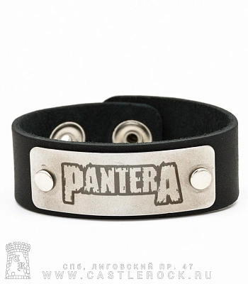 браслет кожаный pantera (широкий)