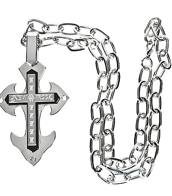 подвес new rock крест венецианский 