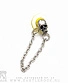 серьга alchemy gothic (алхимия готик) e200 chained skull