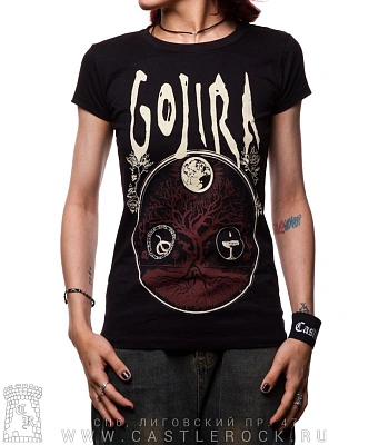 женская футболка gojira "cycles"