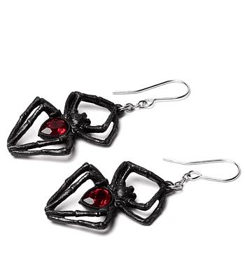 серьги alchemy gothic (алхимия готик) e428b black widow