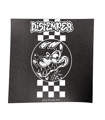 наклейка виниловая distemper "ska punk ipa"