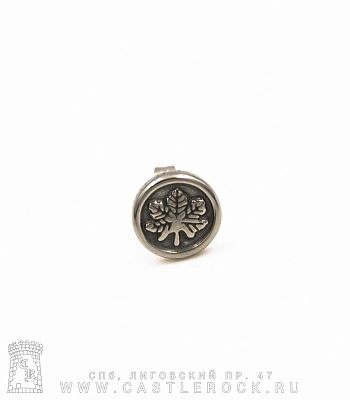 серьга лист