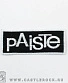 нашивка paiste (вышивка)