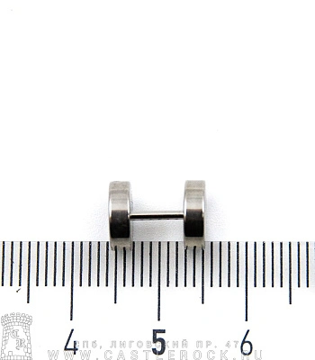 Обманка Плага Сталь с Гравировкой "Bad Girl" 1,2 х 6 х 8/8