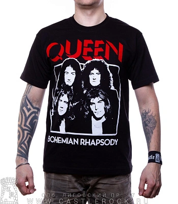 футболка queen "bohemian rhapsody" (принт большой)