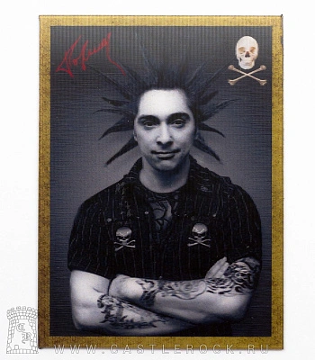 магнит прямоугольный 3d король и шут михаил горшенев (ч/б, голограмма)