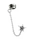 серьга кафф alchemy gothic (алхимия готик) e196 pentagram