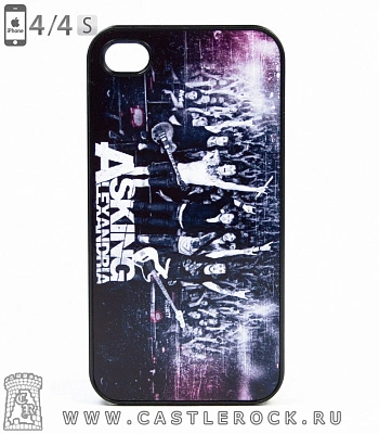 чехол для iphone asking alexandria (группа на сцене)