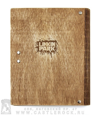 блокнот с разъемными кольцами linkin park chester bennington