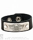 браслет кожаный harley-davidson (широкий)