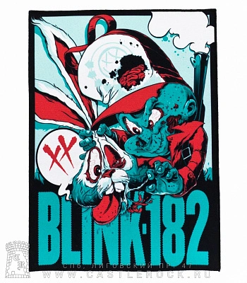 нашивка на спину blink-182 (элмер фадд и багз банни)