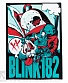 нашивка на спину blink-182 (элмер фадд и багз банни)