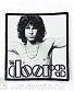 нашивка doors jim morrison (лого, ч/б)