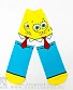 носки спанч боб sponge bob (голубые)