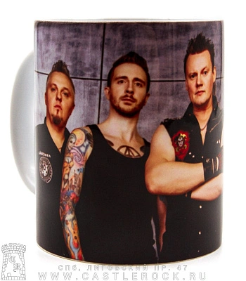 кружка княzz (группа, серый фон)