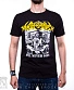 футболка toxic holocaust "evil never dies" (надпись желтая)