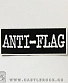 нашивка anti-flag (белая надпись)
