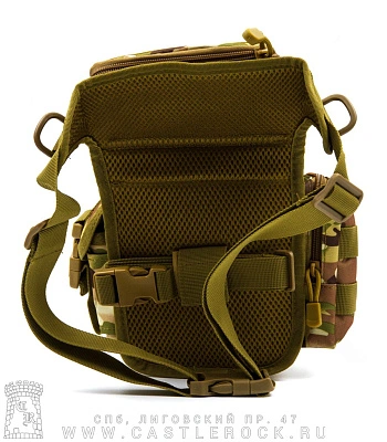 сумка на пояс текстиль многофункциональная (камуфляж оливковый)