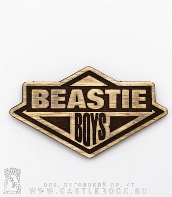 магнит деревянный beastie boys (лого)