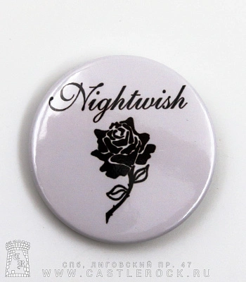 значок nightwish (роза)