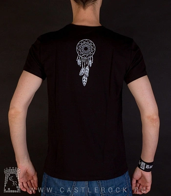 футболка волк этнический (светится)