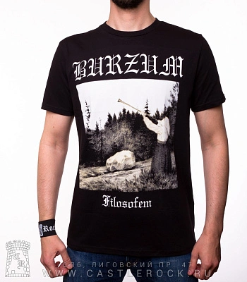 футболка burzum "filosofem" (сепия)