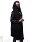 мантия с рукавами к/з (черная)