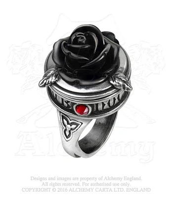 кольцо alchemy gothic (алхимия готик) r209 sub rosa poison