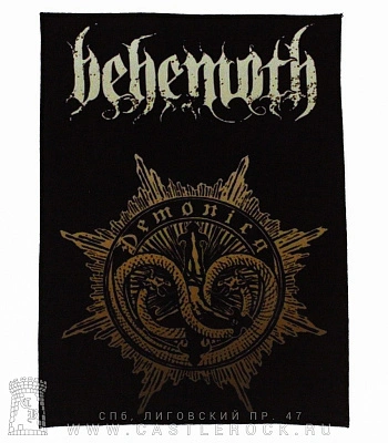 нашивка на спину behemoth "demonica"