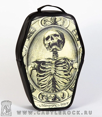 рюкзак гроб скелет "memento mori"