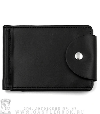 зажим для купюр с держателем карт (черный)