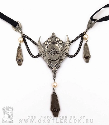 подвес alchemy gothic (алхимия готик) p608 coffin drop cameo