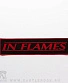нашивка in flames (надпись красная)