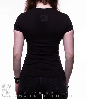 женская футболка шляпник и чеширский кот (светится)