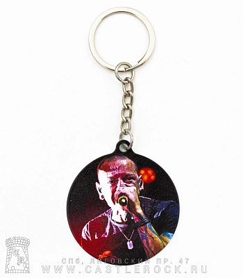 брелок металлический linkin park chester bennington