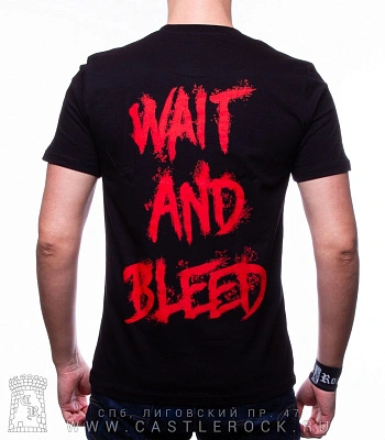 футболка slipknot "wait and bleed"