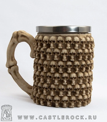 кружка черепа адская башня