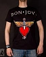 футболка bon jovi (кинжал в сердце)