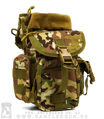 сумка на пояс текстиль многофункциональная (камуфляж оливковый)