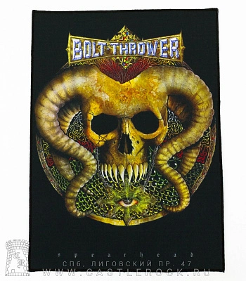 нашивка на спину bolt thrower "spearhead"