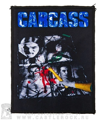 нашивка carcass "necroticism-descanting the insalubrious"