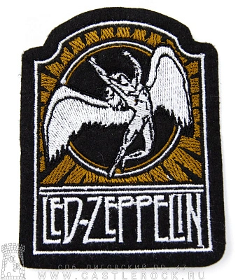 нашивка led zeppelin (ангел, вышивка)