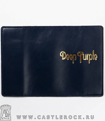 обложка для документов deep purple (синяя)