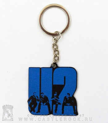 брелок металлический u2